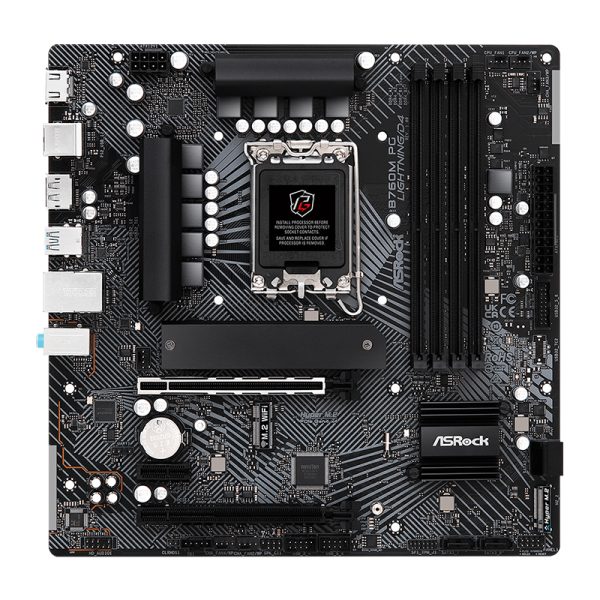 Motherboard ASROCK B760M PG Lightning/D4, Chipset Intel B760, LGA1700, mATX