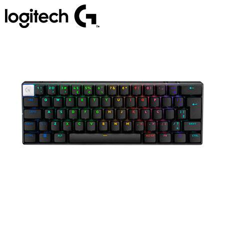Teclado Logitech Pro X 60 Lightspeed Bt/Óptico/65 Hrs/Rgb Black