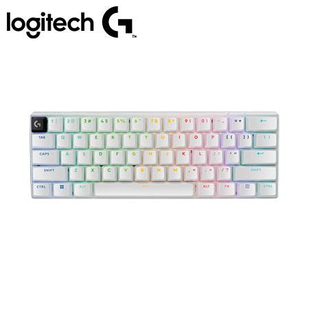 Teclado Logitech Pro X 60 Lightspeed Bt/Óptico/65 Hrs/Rgb White