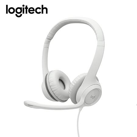 Audifono C/Microf. Logitech H390 Usb Noise Cancelling White
