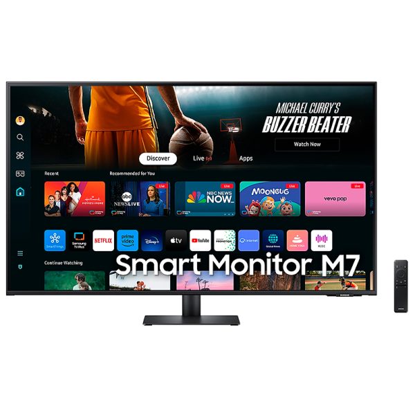 Monitor Smart SAMSUNG M7 M70D, 43" UHD VA, 4K (3840 x 2160), HDMI x 2, USB x 3