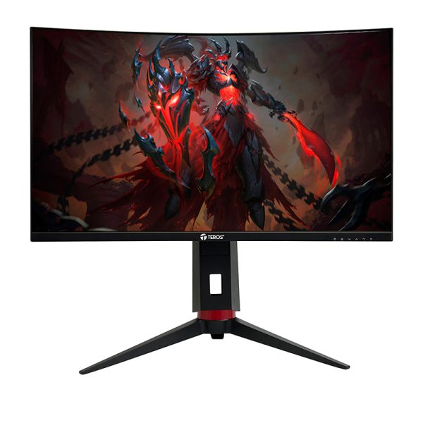 Monitor curvo TEROS TE-2767G, 27" QHD VA, 180 Hz, 1 ms, HDMI, DP, PIVOT