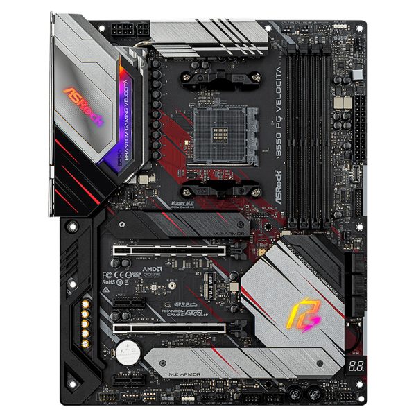 Motherboard ASROCK B550 PG Velocita,  Chipset AMD B550,  Socket AMD AM4,  ATX