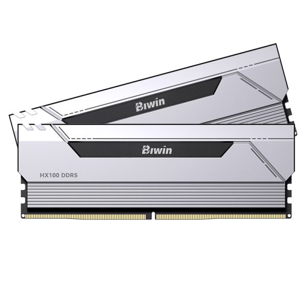 Memoria Biwin HX100 32GB DDR5-6000MHz (2x16GB),  CL34,  1.1V,  1Rx8,  Color Plata