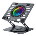 Cooler TEROS TE-7132N, compatible con notebooks de hasta 15.6", 1 fan de 11 cm, giro 360º